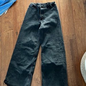 black zara jeans